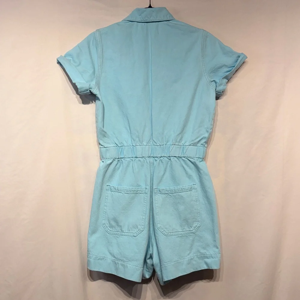 Show Me Your Mumu Cannon Romper Spring Blue Denim Size Small - Picture 9 of 13